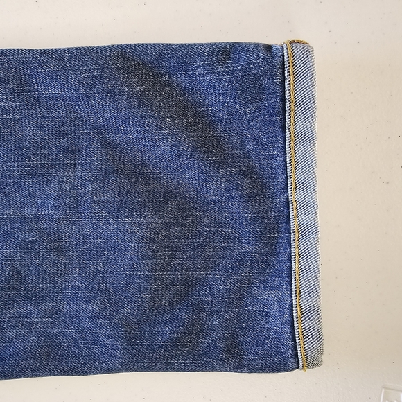 Tommy Hilfiger Vintage Y2K Blue Straight Cropped Jeans Classic Style - Picture 8 of 14